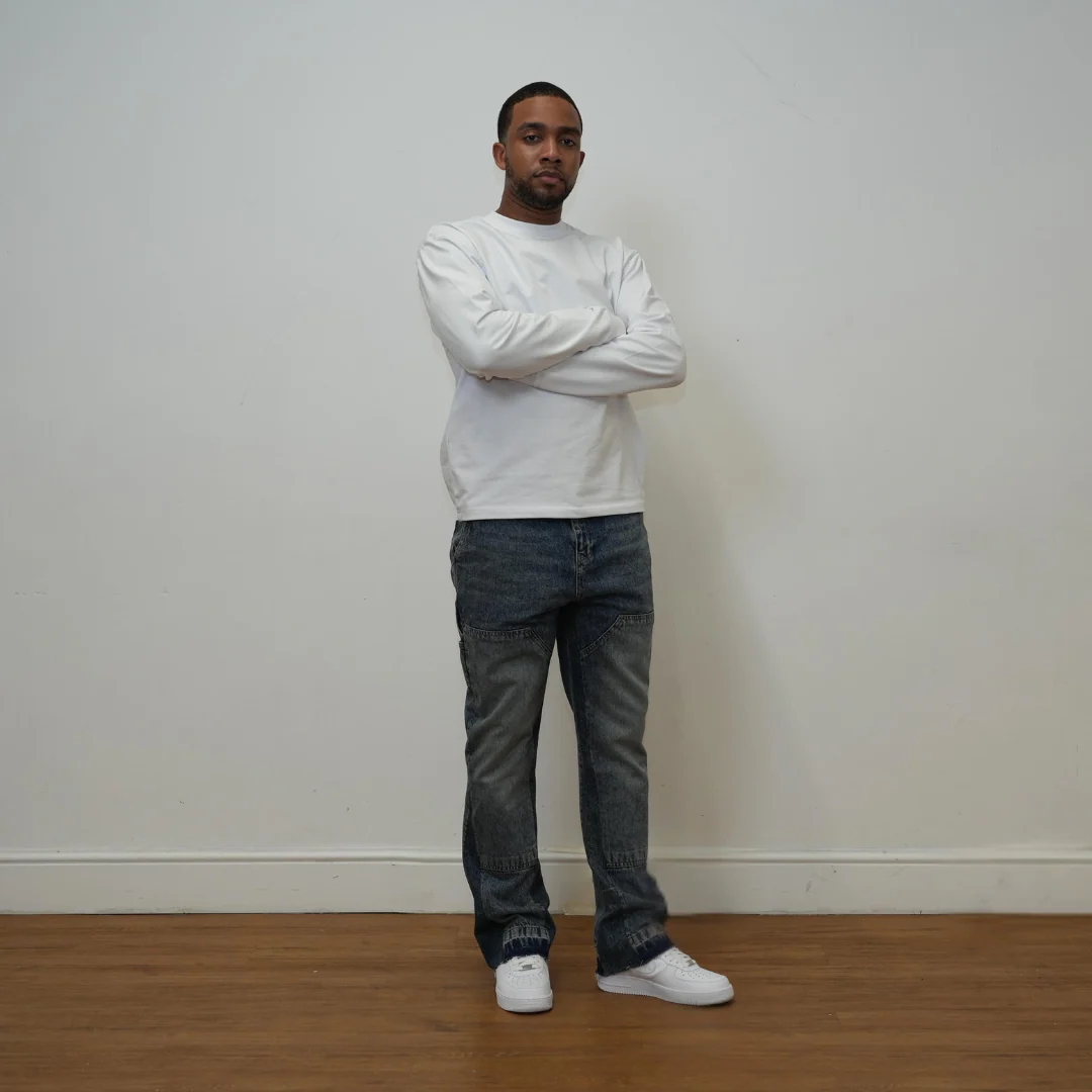 the flared carpenta' jeans - blue - Image 4