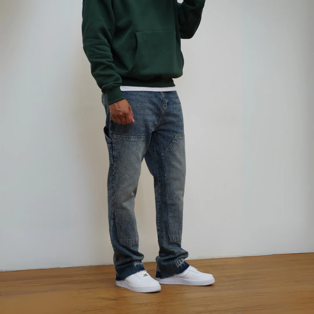 the flared carpenta' jeans - blue - Image 5