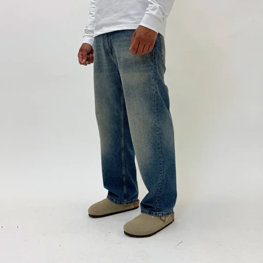 the straight leg jeans - blue - Image 3