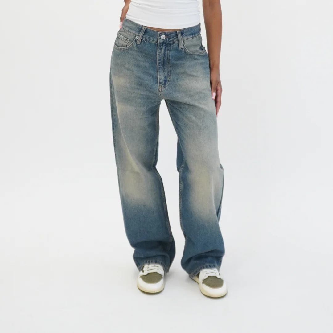 the straight leg jeans - blue - Image 5