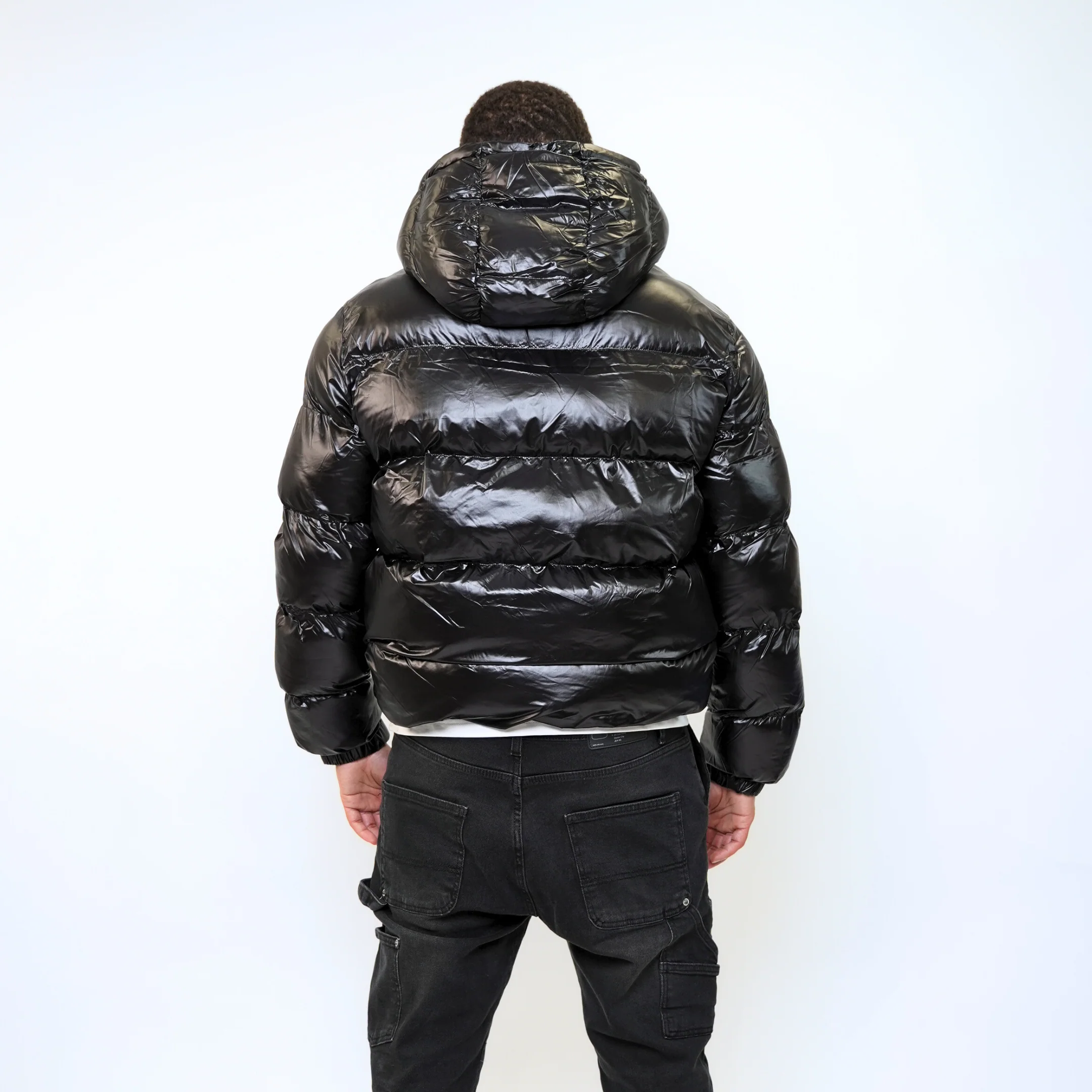 the down puffa’ - black - Image 7