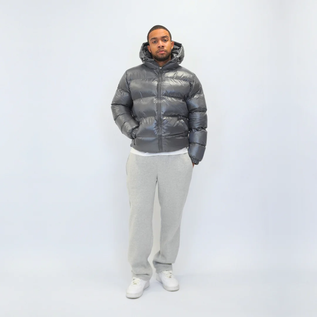 the down puffa’ - grey - Image 3
