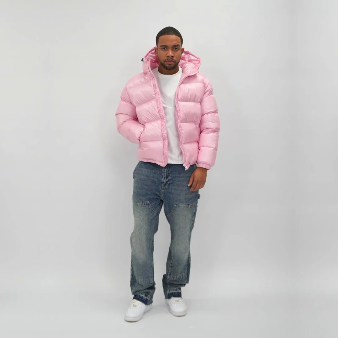 the down puffa’ - pink - Image 4