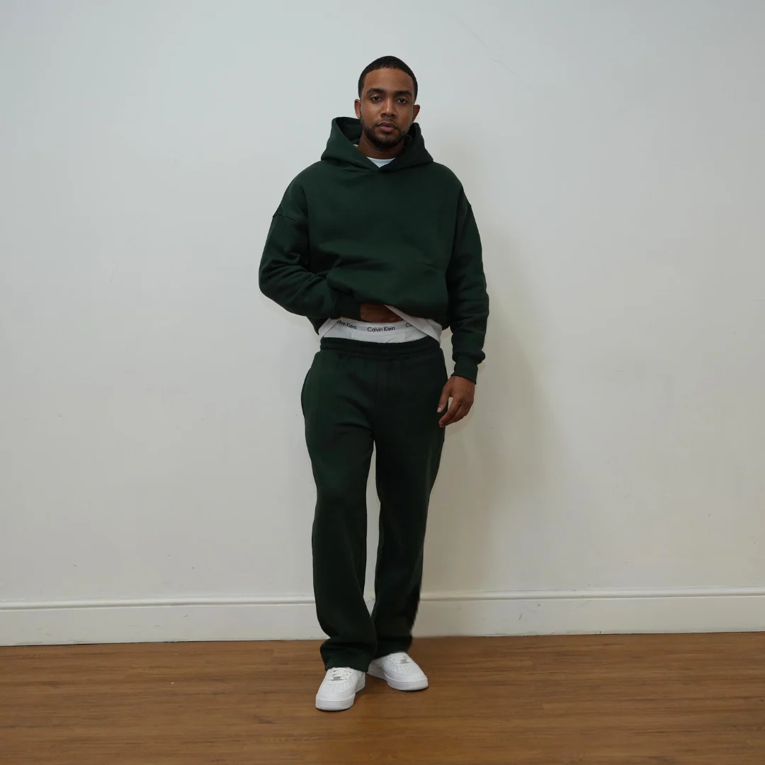 the straight leg jogga' - forest green - Image 4