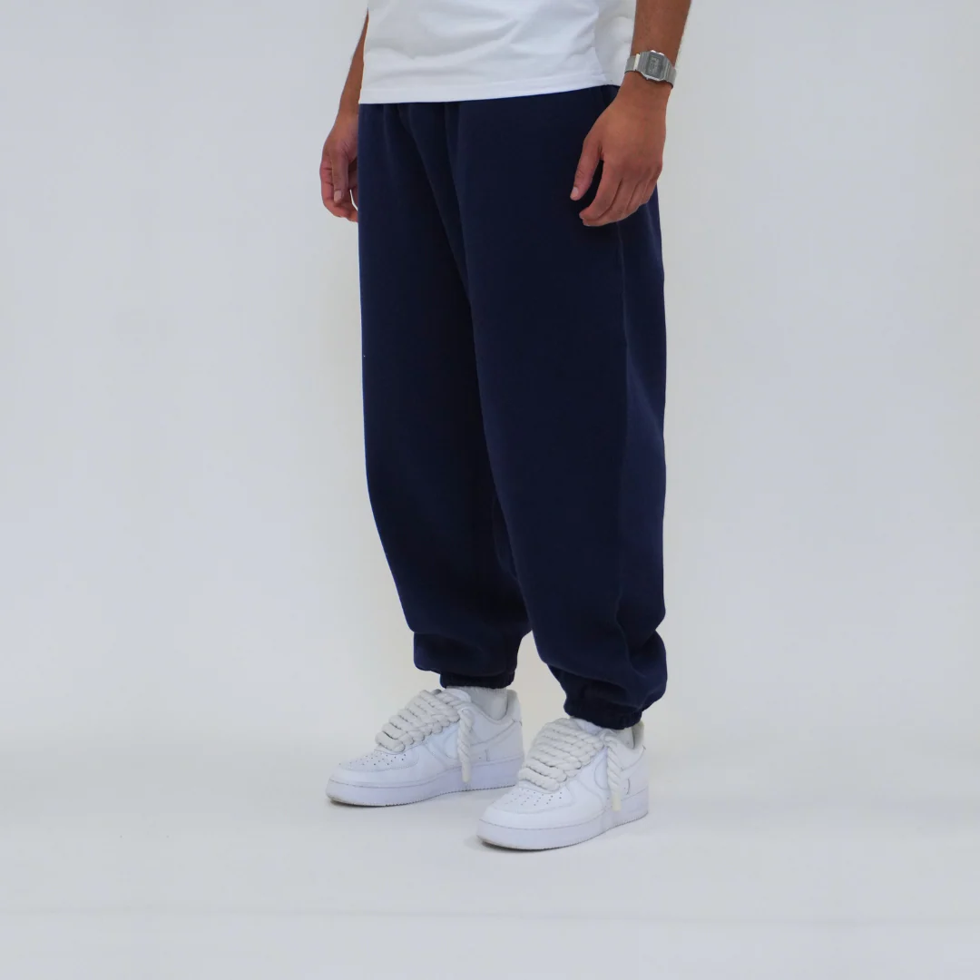 the baggy cuffed jogga' - navy - Image 3