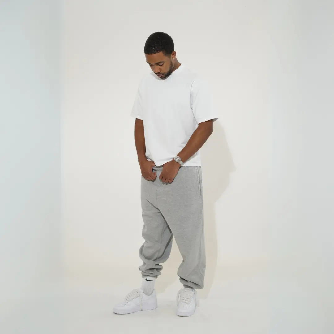 the baggy cuffed jogga' - grey - Image 5