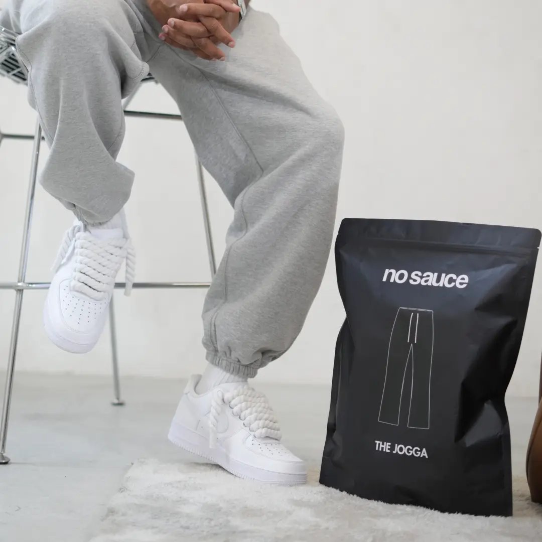 the baggy cuffed jogga' - grey - Image 9