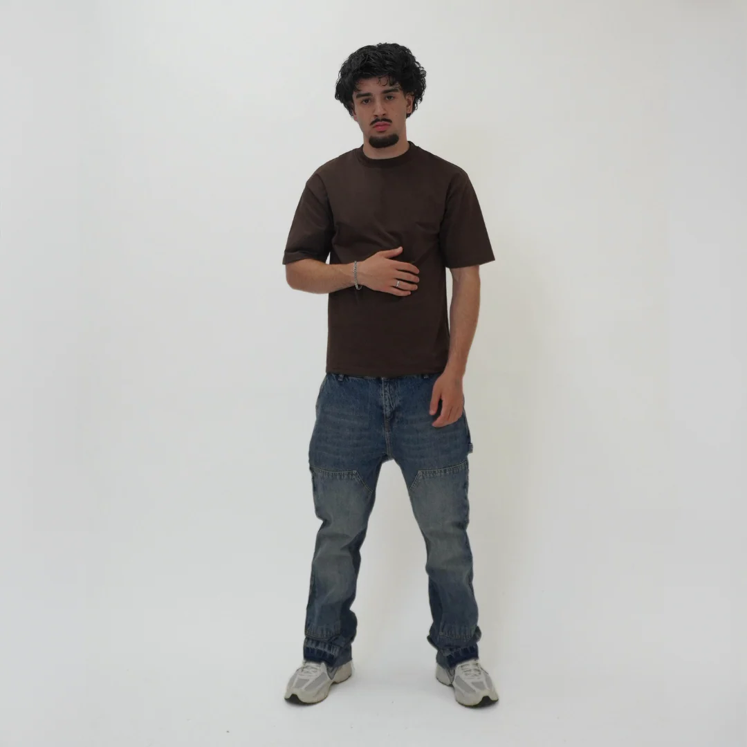 the perfect oversized tee - brown - Image 4