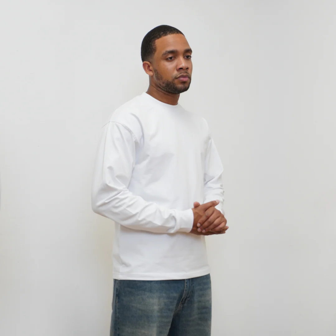 the perfect long sleeve tee - white - Image 3