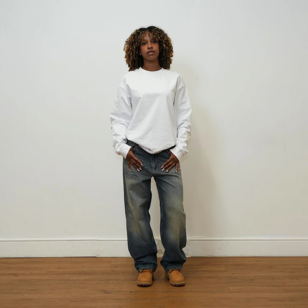 the perfect long sleeve tee - white - Image 6