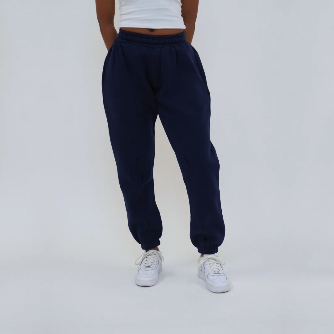the slim cuffed jogga' - navy - Image 3