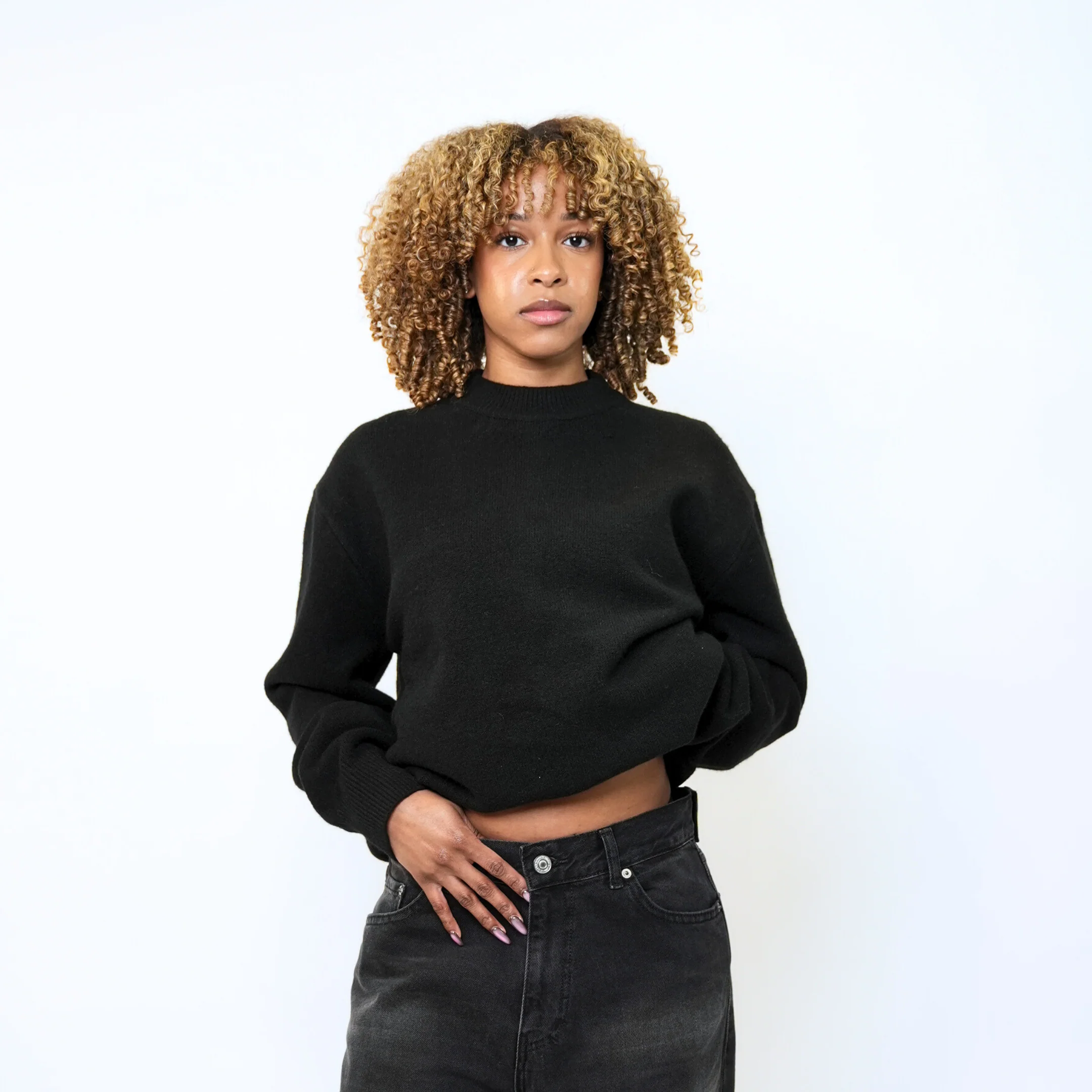 the soft-knit sweata' - black - Image 5