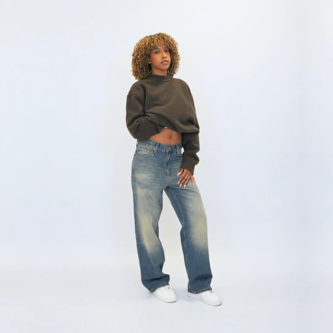 the soft-knit sweata' - brown - Image 8