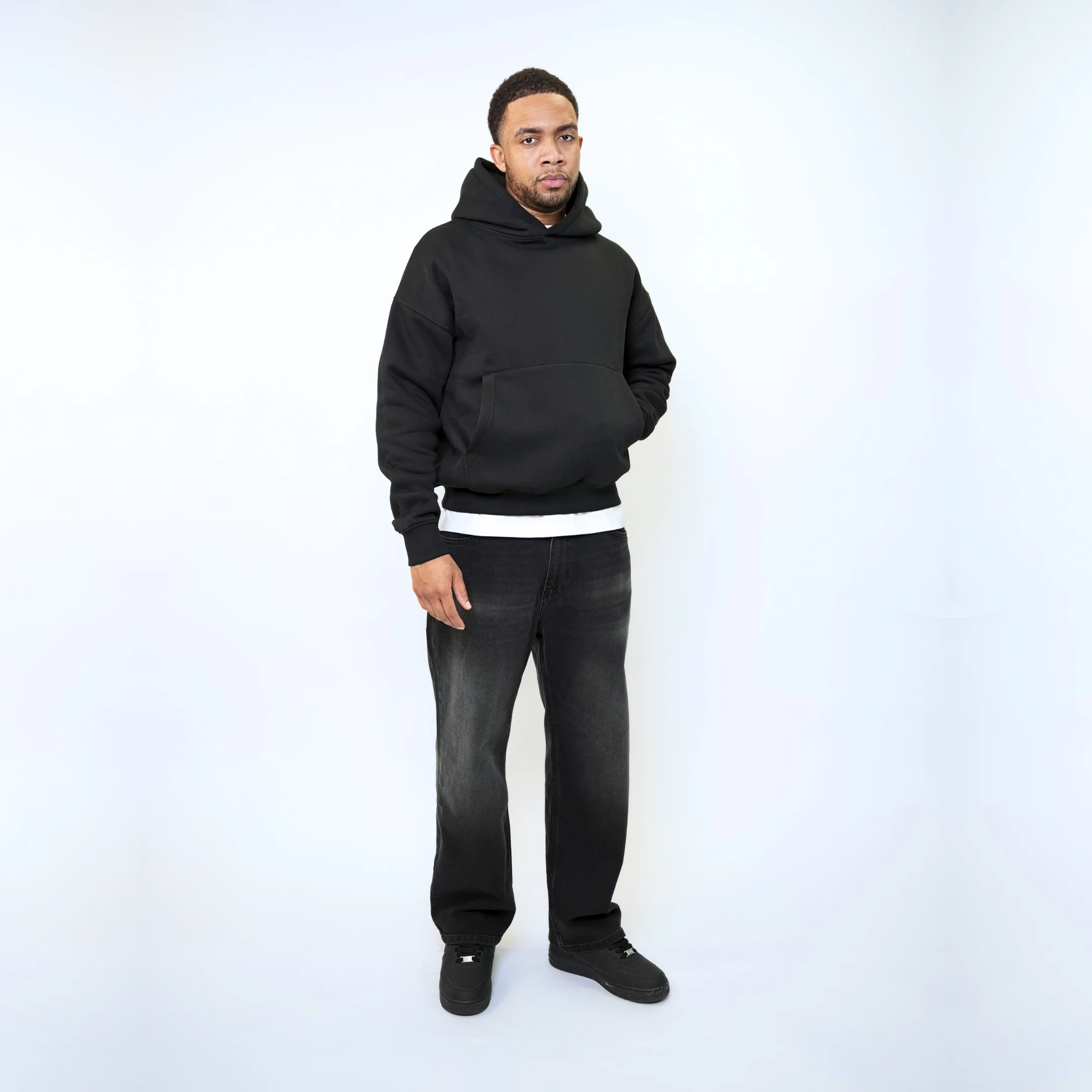 the straight leg jeans - black - Image 3